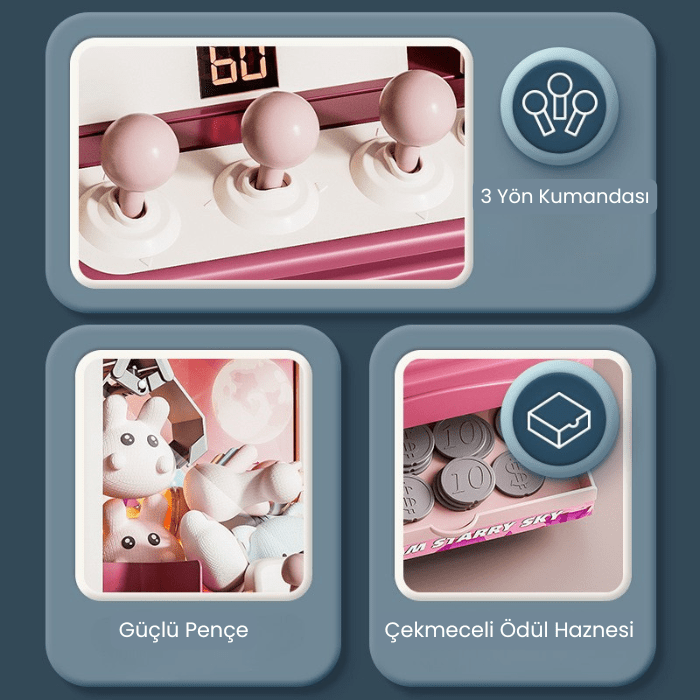 Kawaii Mini Otomat-Kapsül Mod-XLARGE -Mavi