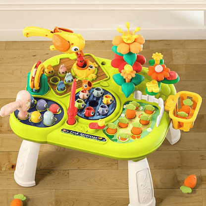 Kawaii  Montessori Aktivite Masası - Eğitici Sensörlü Oyun Seti