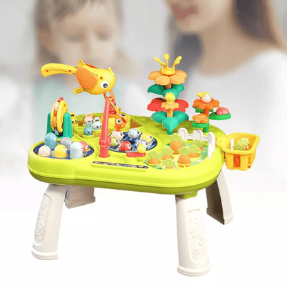 Kawaii  Montessori Aktivite Masası - Eğitici Sensörlü Oyun Seti