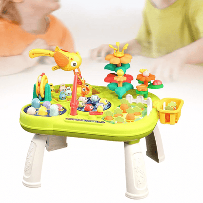 Kawaii  Montessori Aktivite Masası - Eğitici Sensörlü Oyun Seti