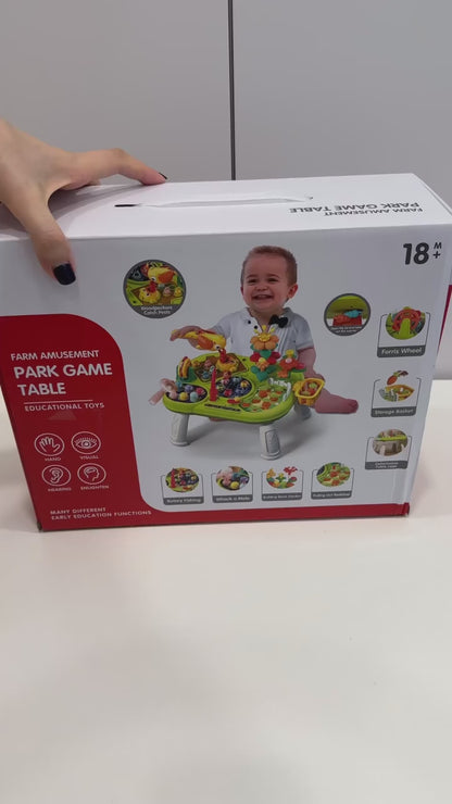 Kawaii  Montessori Aktivite Masası - Eğitici Sensörlü Oyun Seti